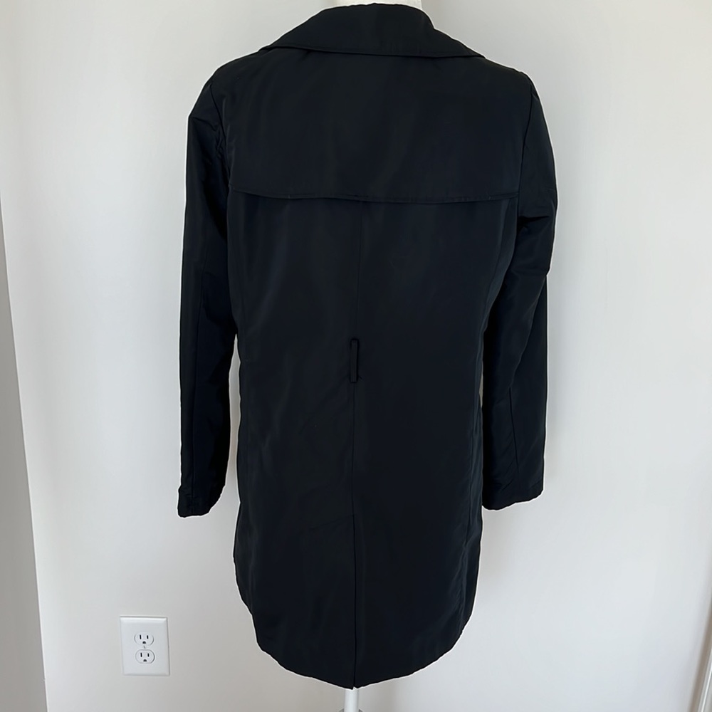 Apt. 9 Black Trench Coat - Picture 6 of 6